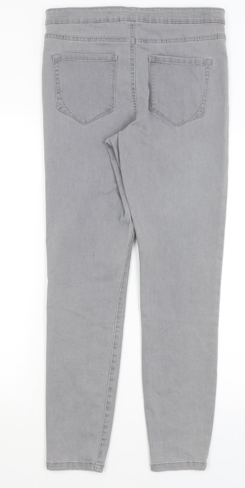 Denim Co Womens Grey   Skinny Jeans Size 14 L28 in