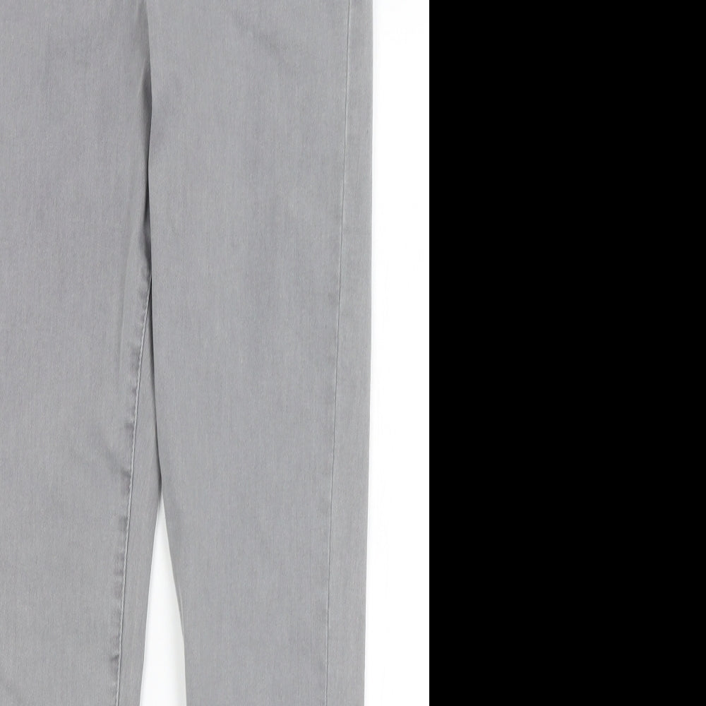 Denim Co Womens Grey   Skinny Jeans Size 14 L28 in
