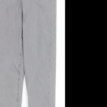 Denim Co Womens Grey   Skinny Jeans Size 14 L28 in