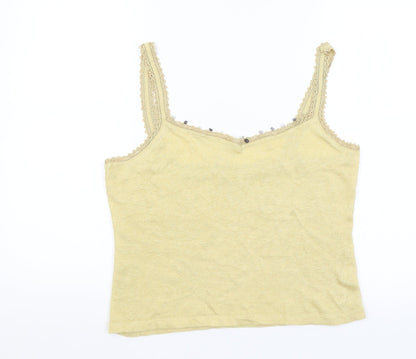 Womens UK Size 18 Phase Eight Yellow Basic Tank