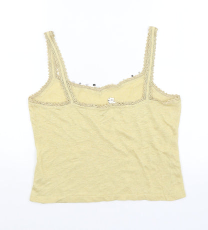 Womens UK Size 18 Phase Eight Yellow Basic Tank