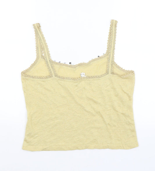 Phase Eight Womens Yellow   Basic Tank Size 18