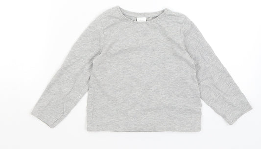 NEXT Girls Grey   Basic T-Shirt Size 2-3 Years