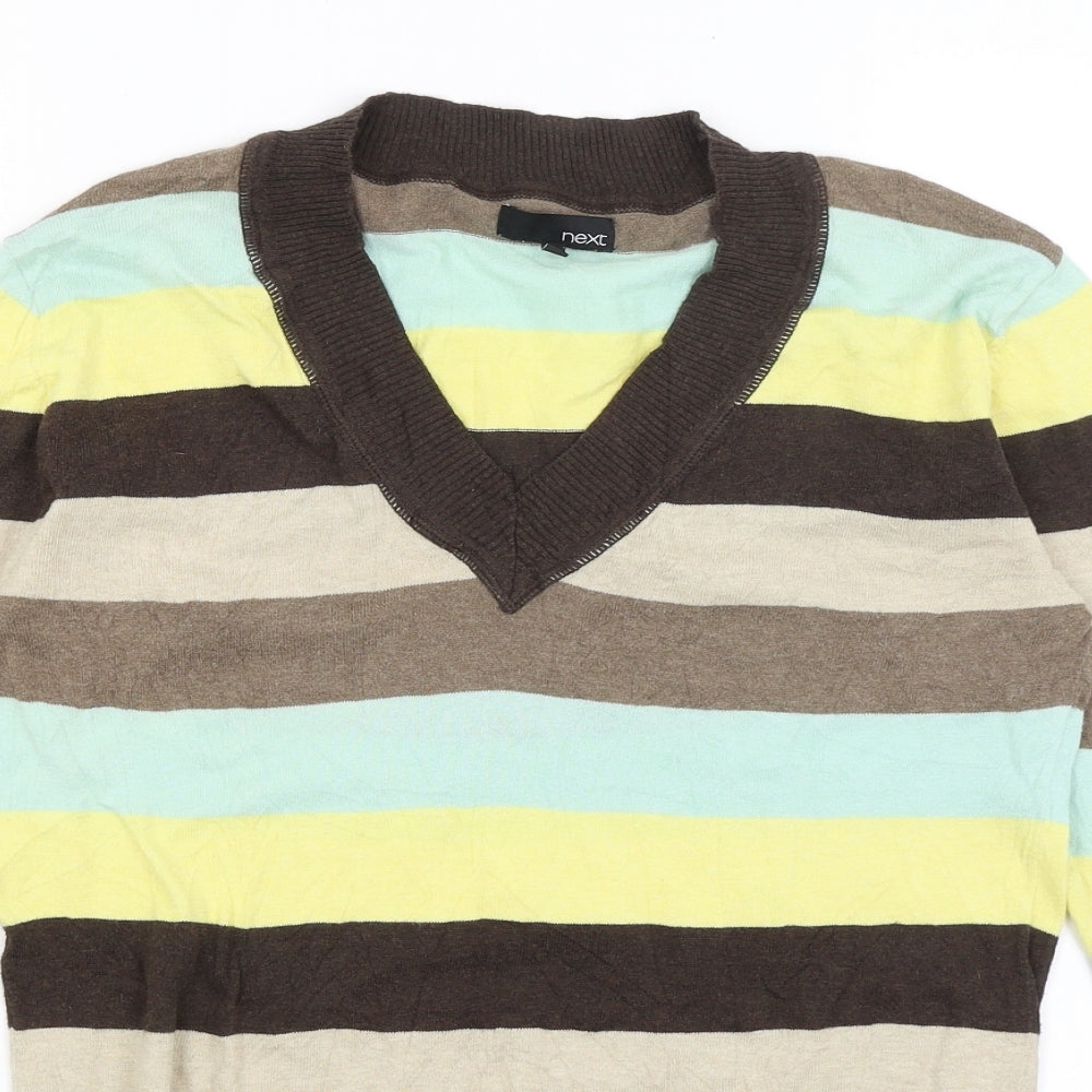 Womens UK Size 8 NEXT Brown Pullover Jumper