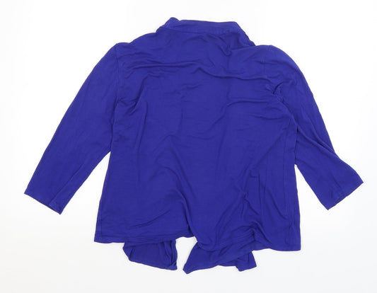 Womens UK Size 14 BHS Blue Cardigan Jumper