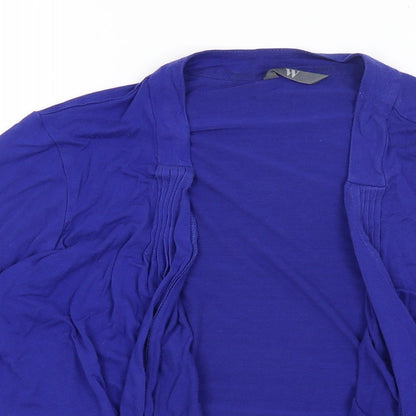 Womens UK Size 14 BHS Blue Cardigan Jumper
