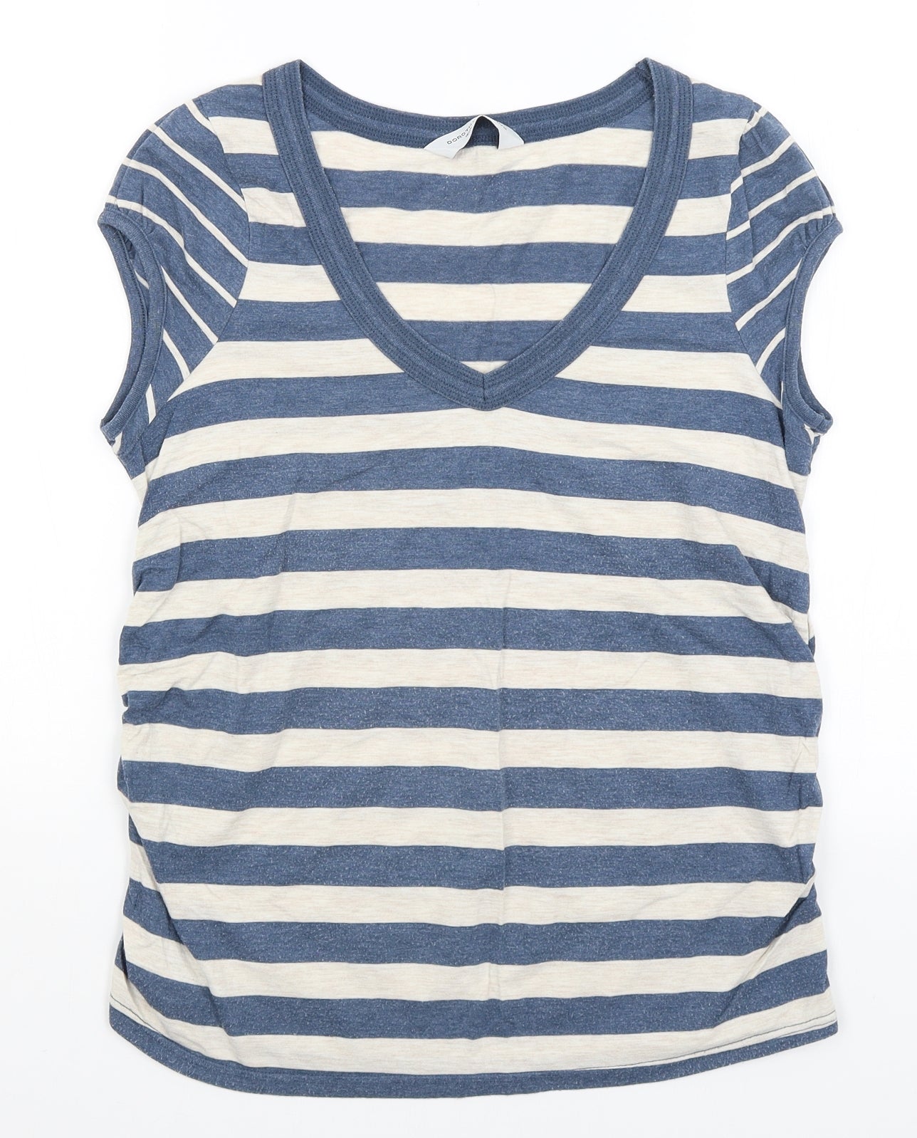 Womens UK Size 12 Dorothy Perkins Blue Basic T-Shirt