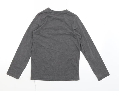 TU Girls Grey   Basic T-Shirt Size 10 Years