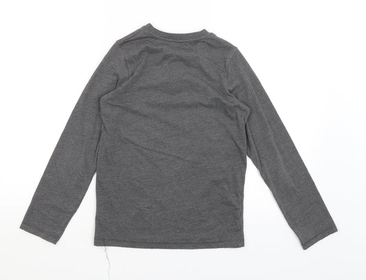 TU Girls Grey   Basic T-Shirt Size 10 Years