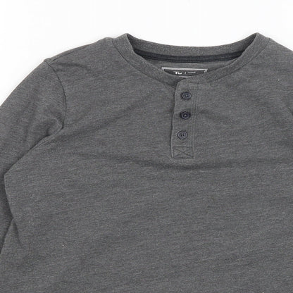 TU Girls Grey   Basic T-Shirt Size 10 Years