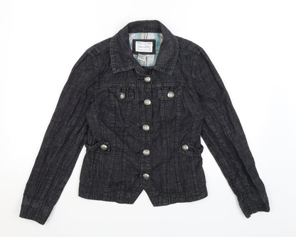 Live a Little Womens Black   Jacket  Size S