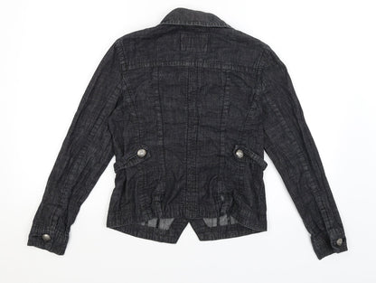 Live a Little Womens Black   Jacket  Size S