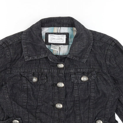 Live a Little Womens Black   Jacket  Size S