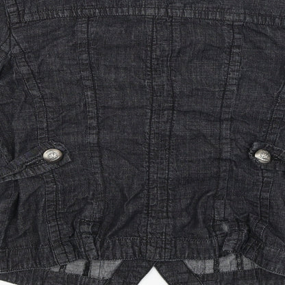 Live a Little Womens Black   Jacket  Size S