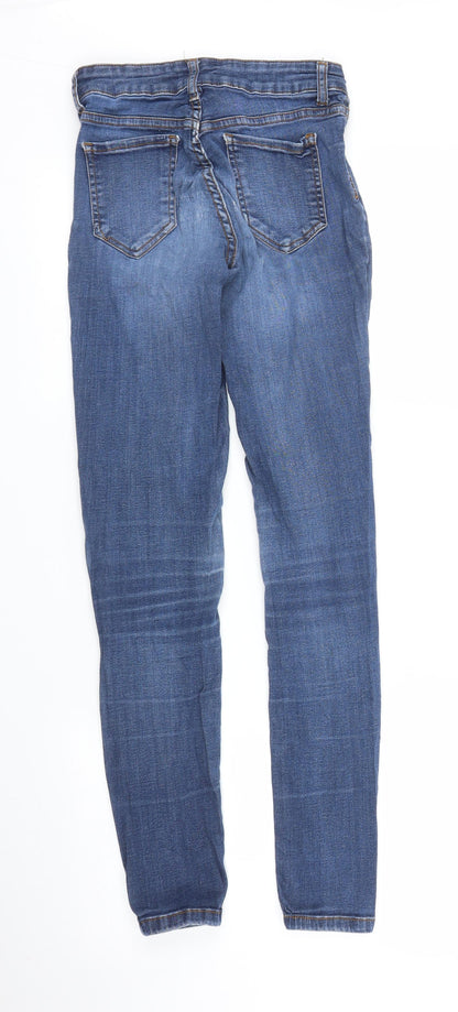 Amisu Girls Blue  Denim Skinny Jeans Size 12-13 Years