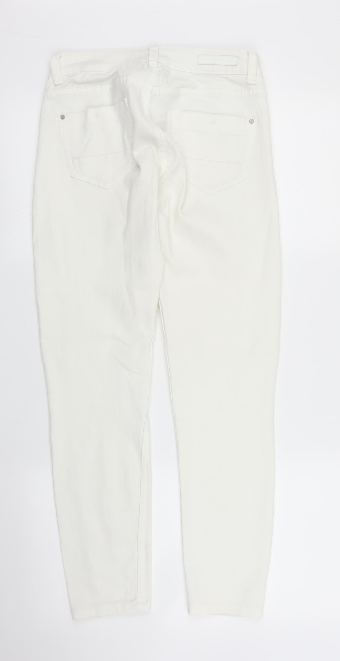 Subtle Blanco Womens White  Denim Skinny Jeans Size 8 L25 in