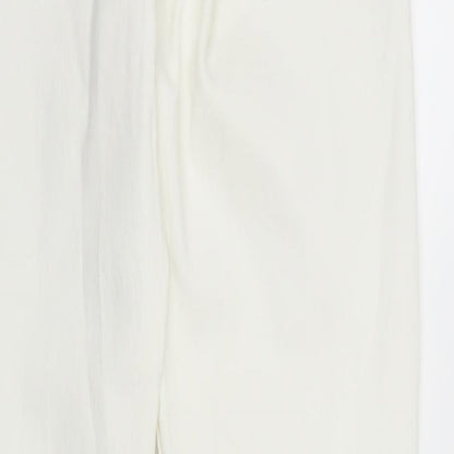 Subtle Blanco Womens White  Denim Skinny Jeans Size 8 L25 in
