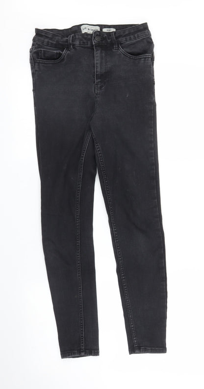 New Look Womens Black  Denim Skinny Jeans Size 8 L26 in