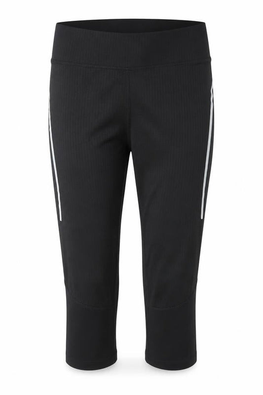 Womens UK Size M Athletics Regular Fit Compression Black Leggings
