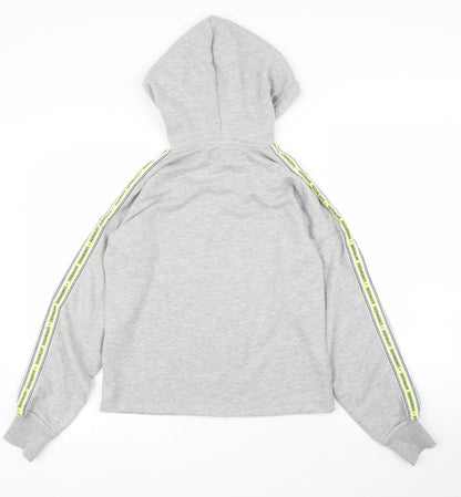 Womens UK Size XS Pull&Bear Grey Pullover Hoodie