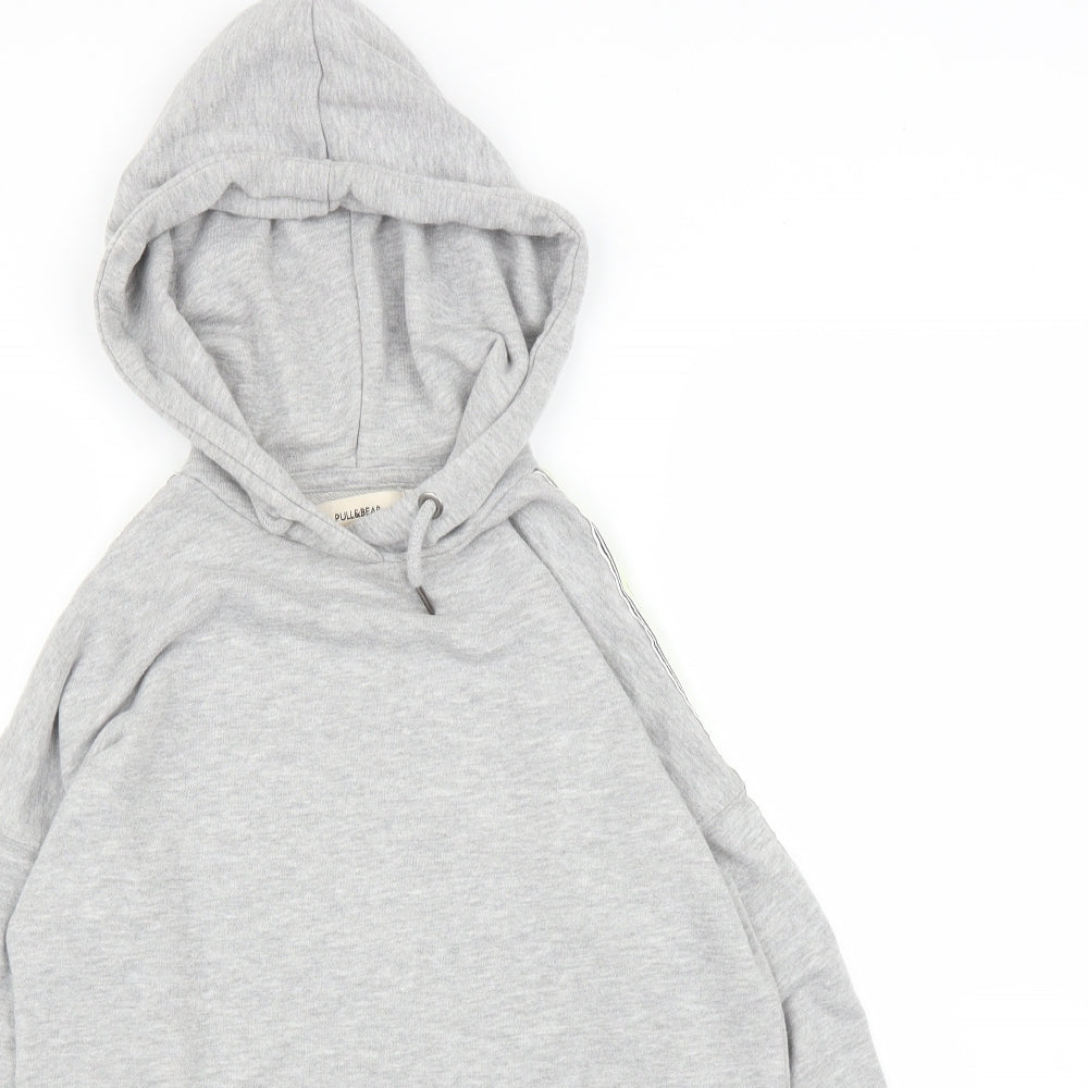 Womens UK Size XS Pull&Bear Grey Pullover Hoodie