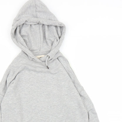 Womens UK Size XS Pull&Bear Grey Pullover Hoodie