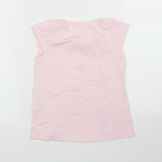 George Girls Pink   Basic T-Shirt Size 3 Years