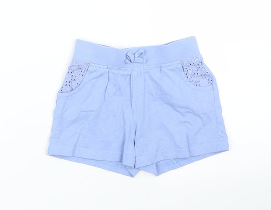 George Girls Blue   Bermuda Shorts Size 4 Years