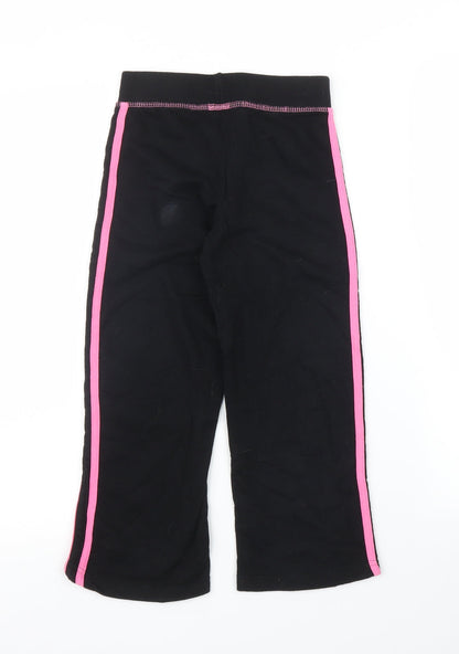 Sweet Millie Girls Black   Sweatpants Trousers Size 6 Years