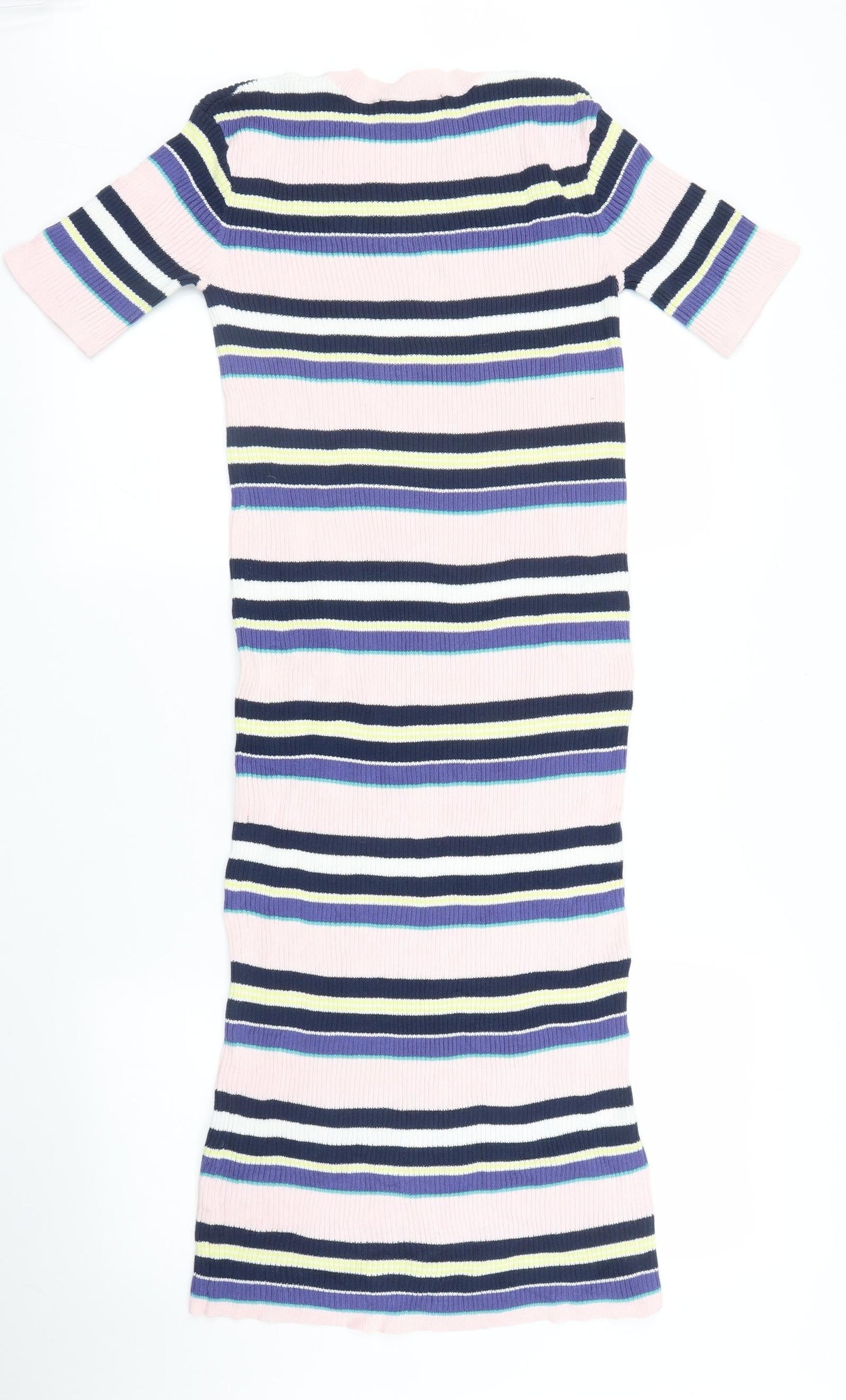 Swell Womens Pink Striped  Jumper Dress  Size 10
