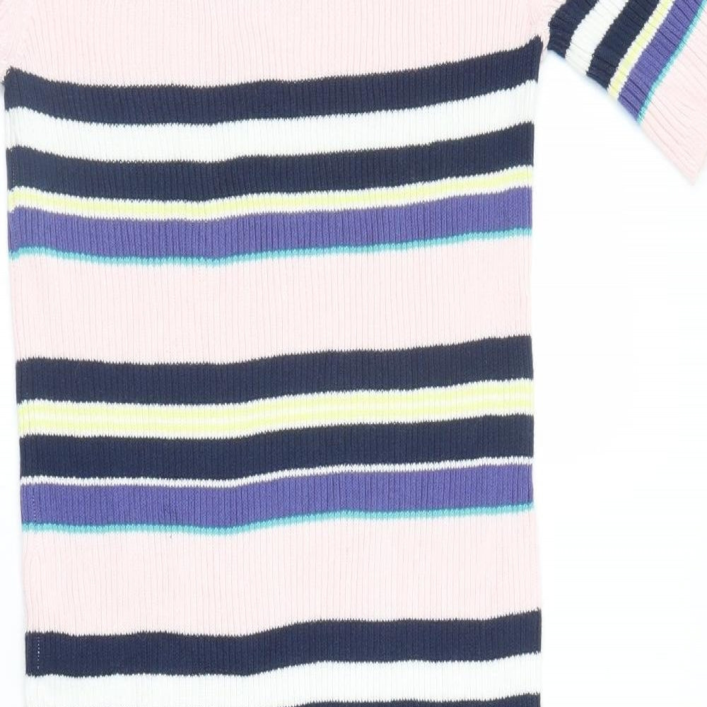 Swell Womens Pink Striped  Jumper Dress  Size 10