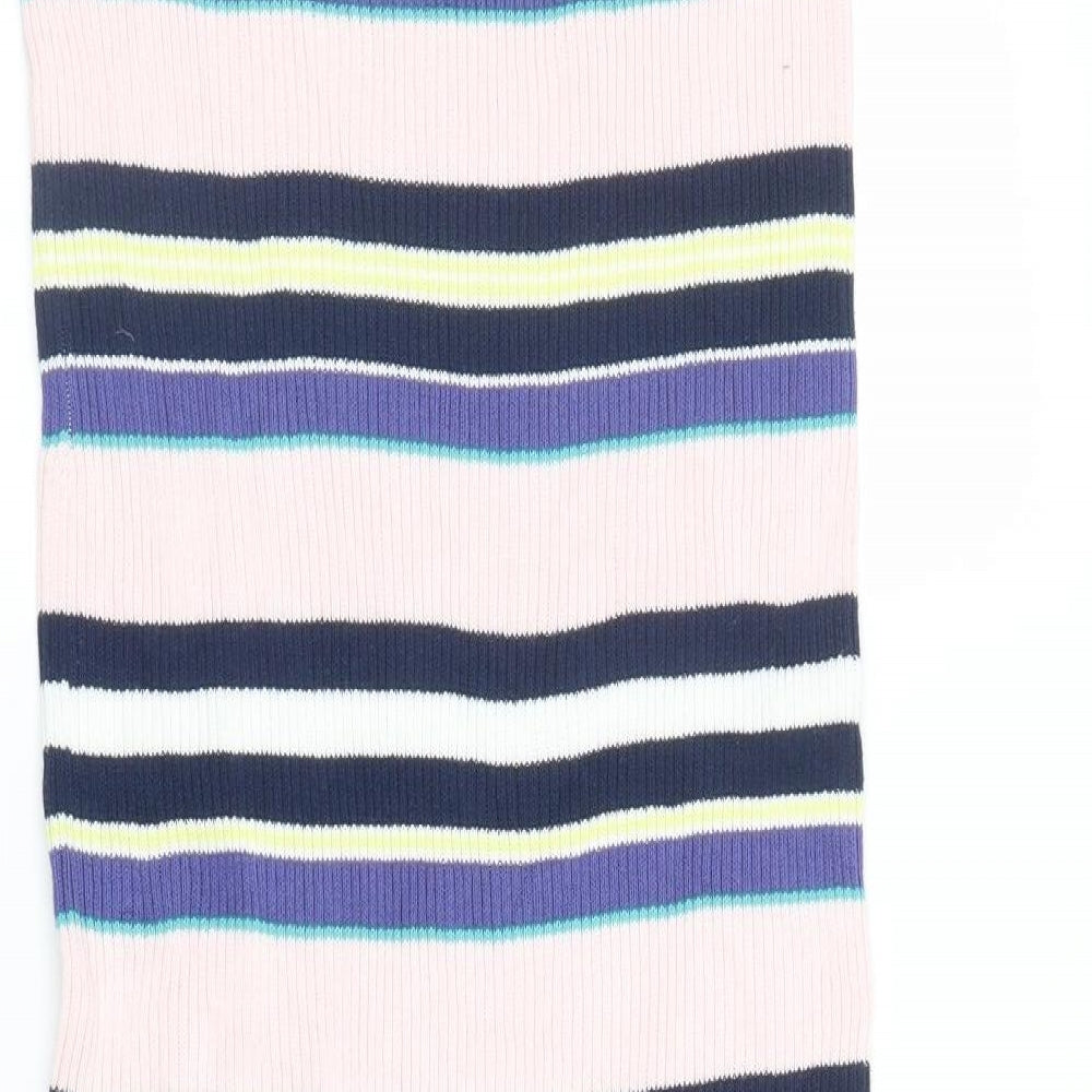 Swell Womens Pink Striped  Jumper Dress  Size 10
