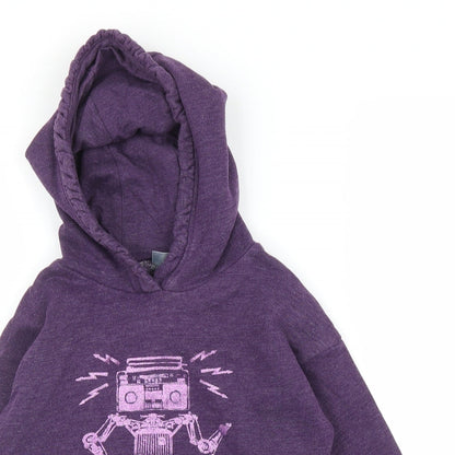 NEXT Girls Purple   Pullover Hoodie Size 7 Years