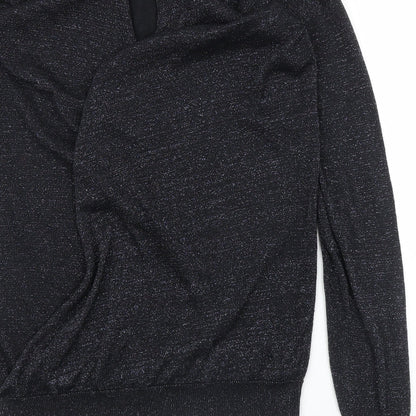 987 Womens Blue   Pullover Jumper Size 8  - Slit down back