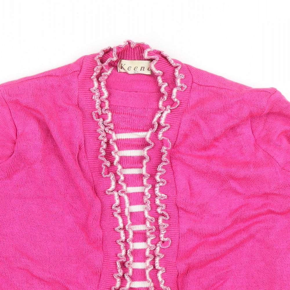 Womens UK Size M Keeno Pink Pullover Jumper