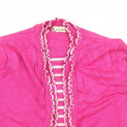 Womens UK Size M Keeno Pink Pullover Jumper