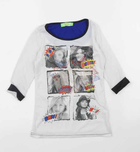 LPC Girls Girls White   Basic T-Shirt Size 8 Years