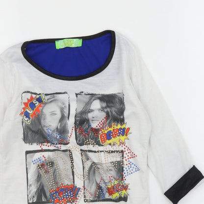 LPC Girls Girls White   Basic T-Shirt Size 8 Years