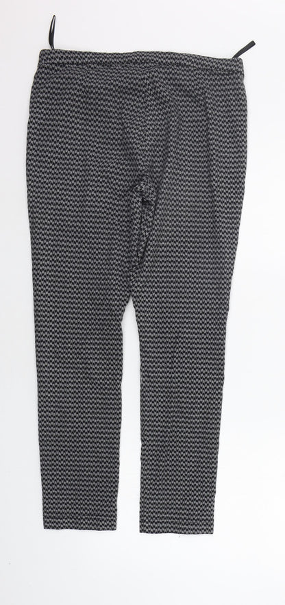 Womens UK Size 14 Red Herring Regular Fit  Black Trousers