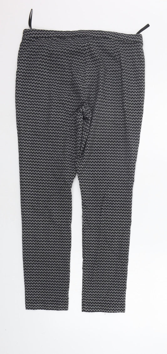 Red Herring Womens Black   Trousers  Size 14 L26 in