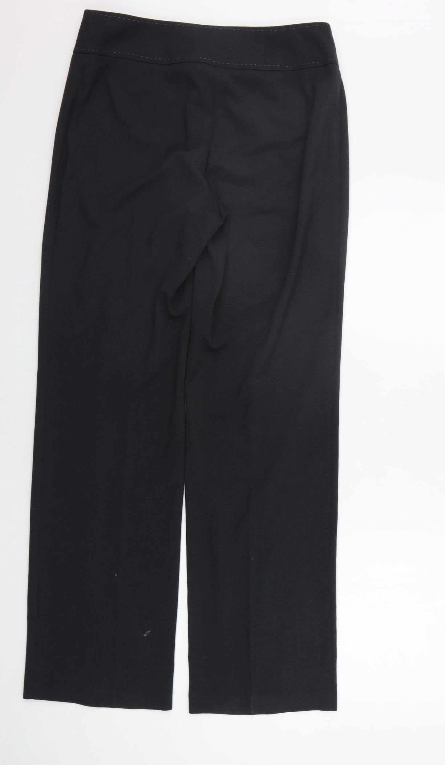 Womens UK Size 10 Marks and Spencer Regular Fit  Grey Trousers