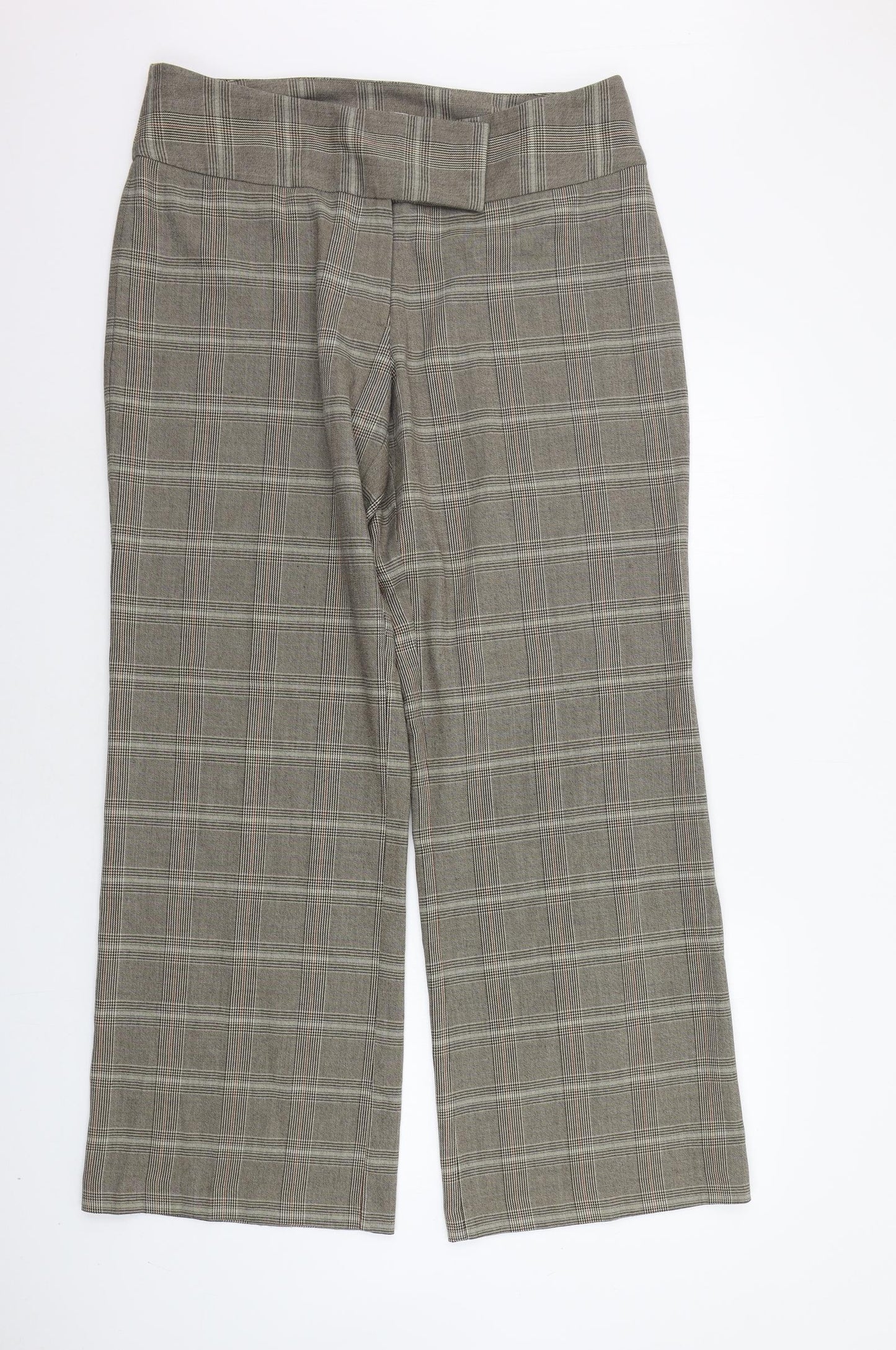 Womens UK Size 16 eVIE Regular Fit  Beige Trousers