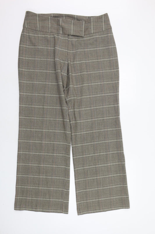 Womens UK Size 16 eVIE Regular Fit  Beige Trousers
