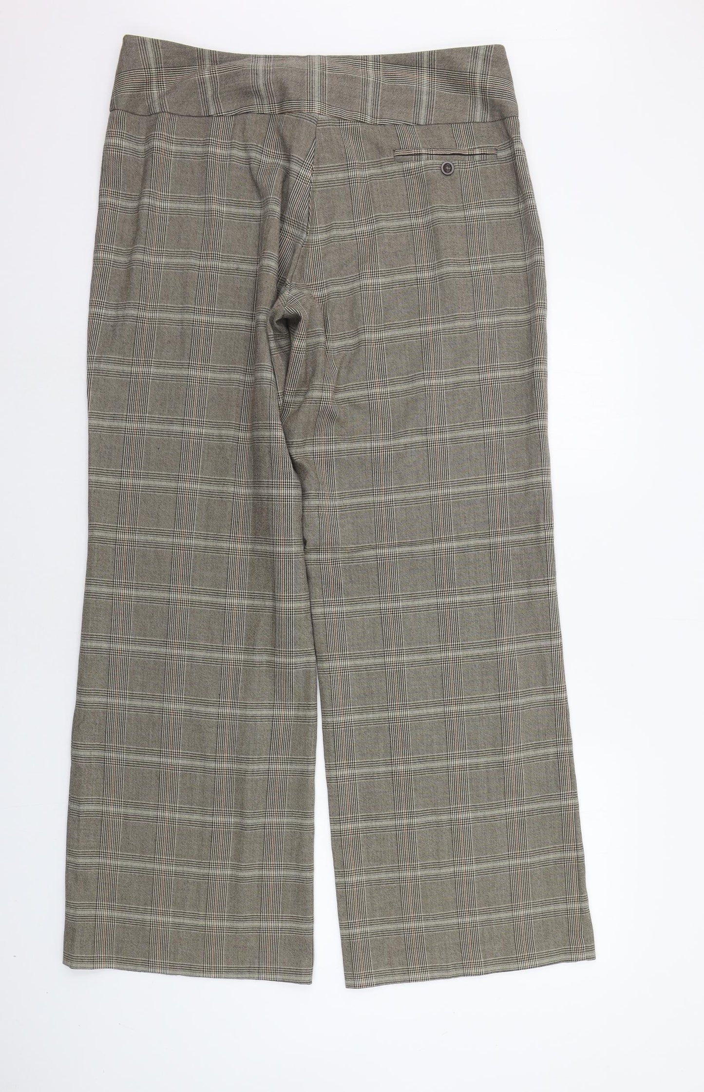 Womens UK Size 16 eVIE Regular Fit  Beige Trousers