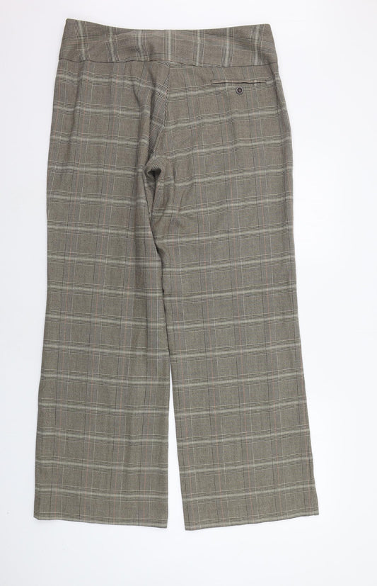 Womens UK Size 16 eVIE Regular Fit  Beige Trousers