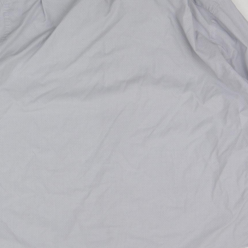 George Mens Grey    Button-Up Size 18