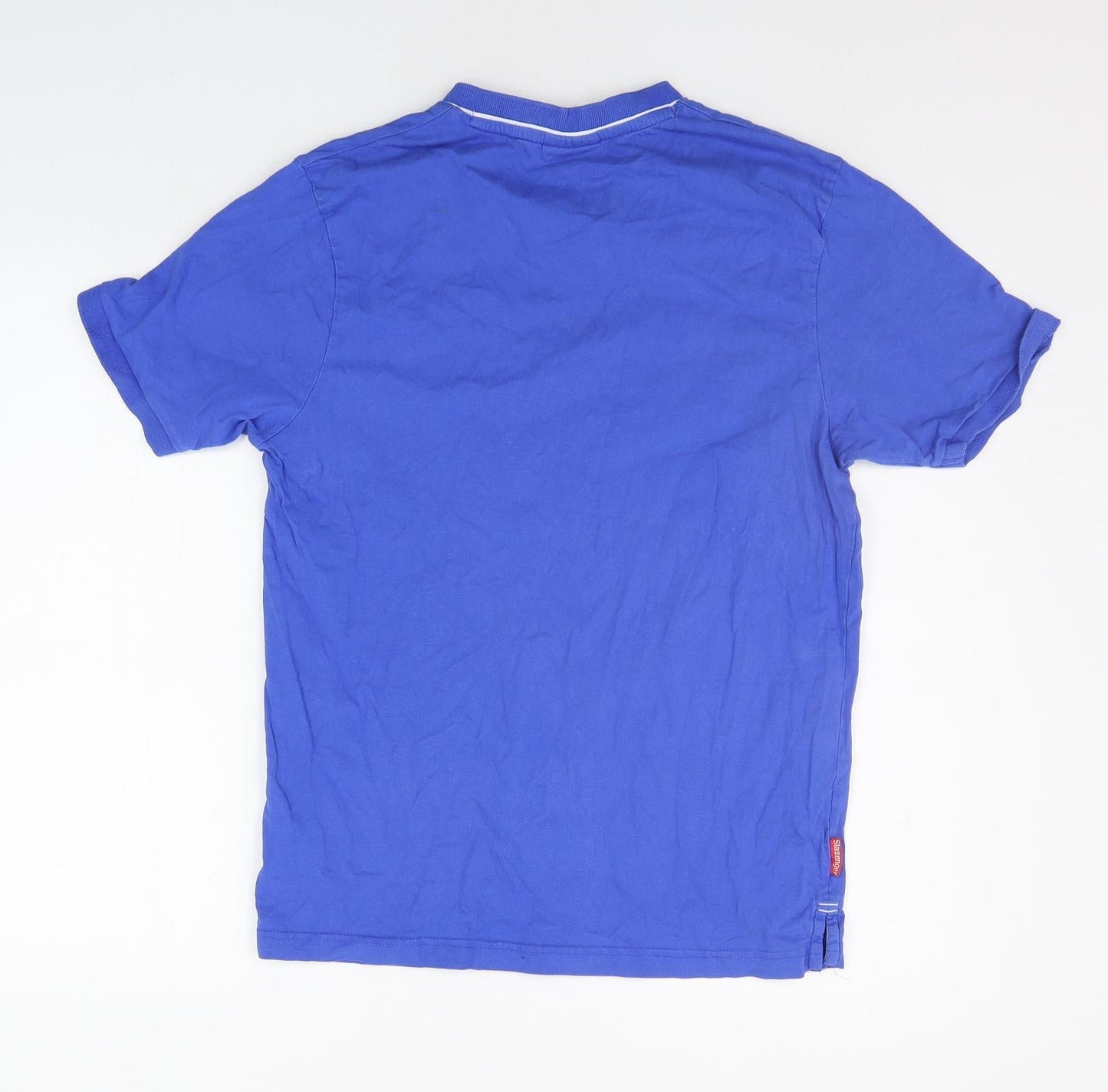 Womens UK Size S Slazenger Blue Basic T-Shirt