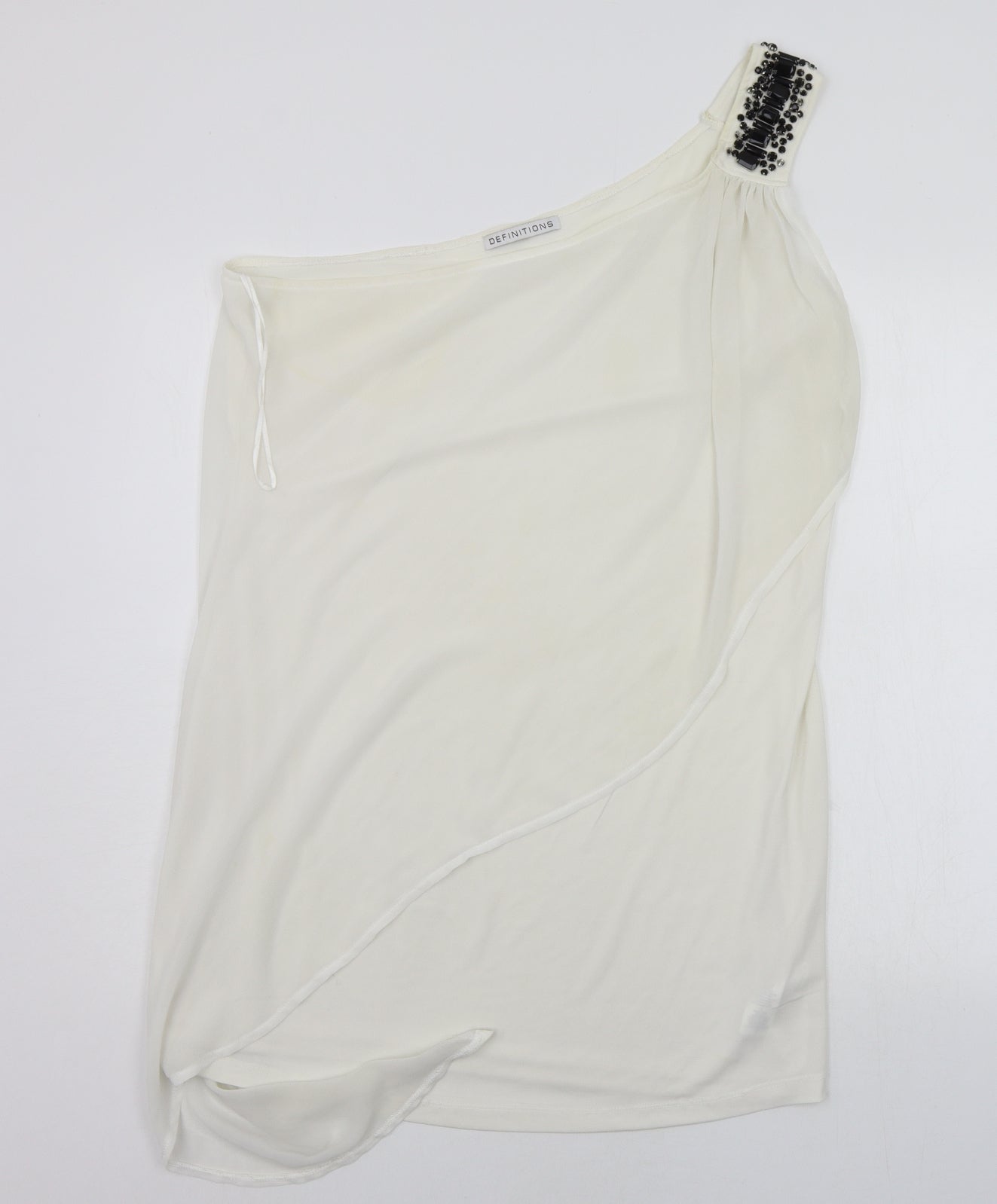 Definitions  Womens White   Basic Tank Size 18