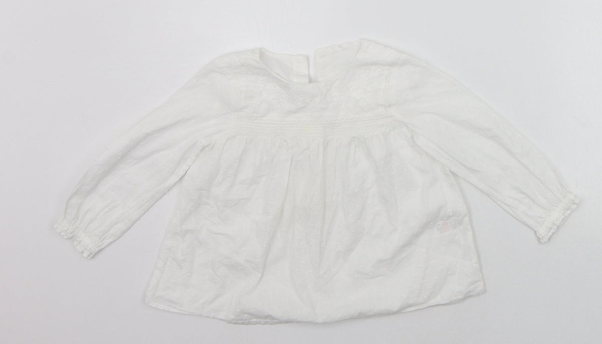 TU Baby White   Basic Button-Up Size 18-24 Months