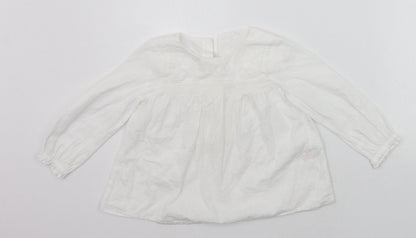 TU Baby White   Basic Button-Up Size 18-24 Months